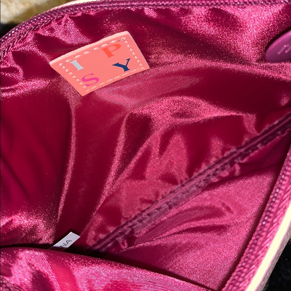 🆕 Ipsy set of 2 zippered empty pink cosmetic bag - Picture 4 of 6